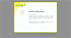 Desktop Screenshot of jannis-gmbh.de
